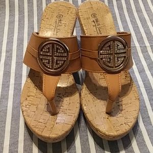 Wedge sandals
